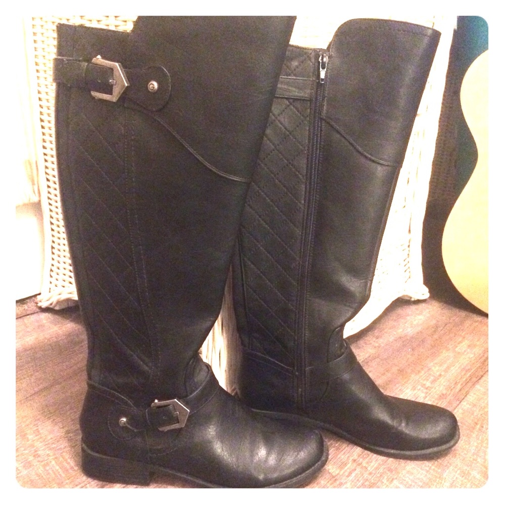 GUESS High-cut Black Boots